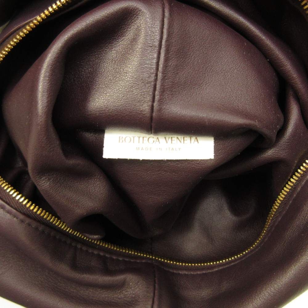 Bottega Veneta Double Knot Mini Handbag Top Handle Lambskin Gray — view 8
