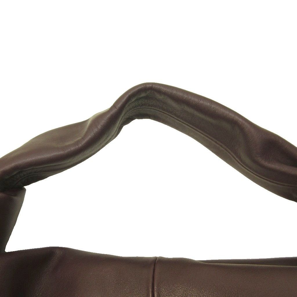 Bottega Veneta Double Knot Mini Handbag Top Handle Lambskin Gray — view 5