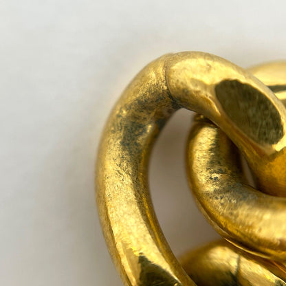 Chanel CC Logo Chain Necklace Turnlock Gold Plated — view 4