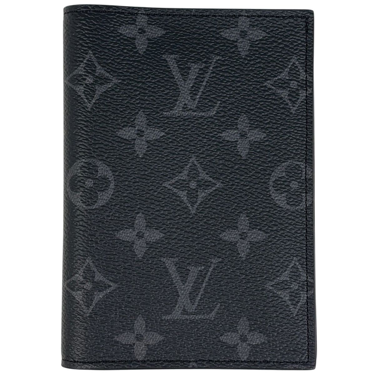 Louis Vuitton Couverture Passport NM Holder Monogram Eclipse Black