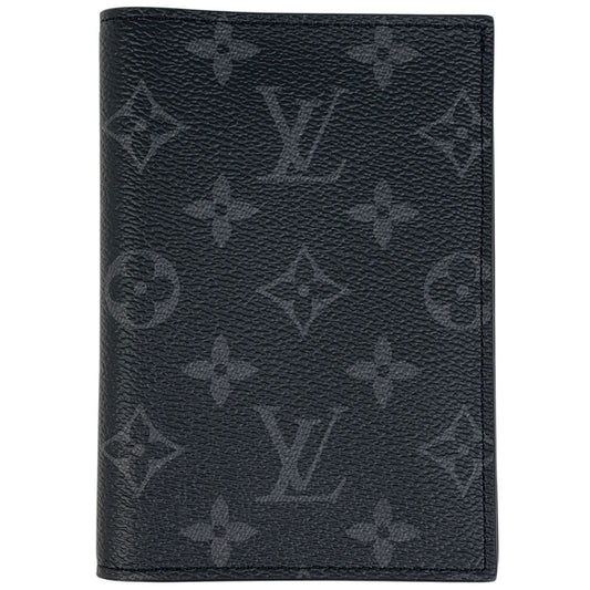 Louis Vuitton Couverture Passport NM Holder Monogram Eclipse Black