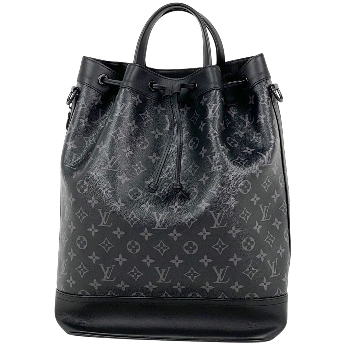 Louis Vuitton Maxi Noe Sling 2-Way Handbag Monogram Eclipse Noir