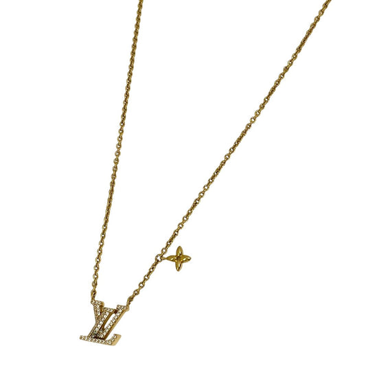 Louis Vuitton Necklace LV Iconic Rhinestone Gold