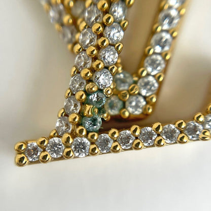 Louis Vuitton Necklace LV Iconic Rhinestone Gold — view 4