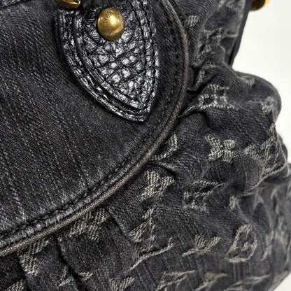 Louis Vuitton Neo Cabby 2-Way Shoulder Back Handbag Monogram Denim Noir — view 4