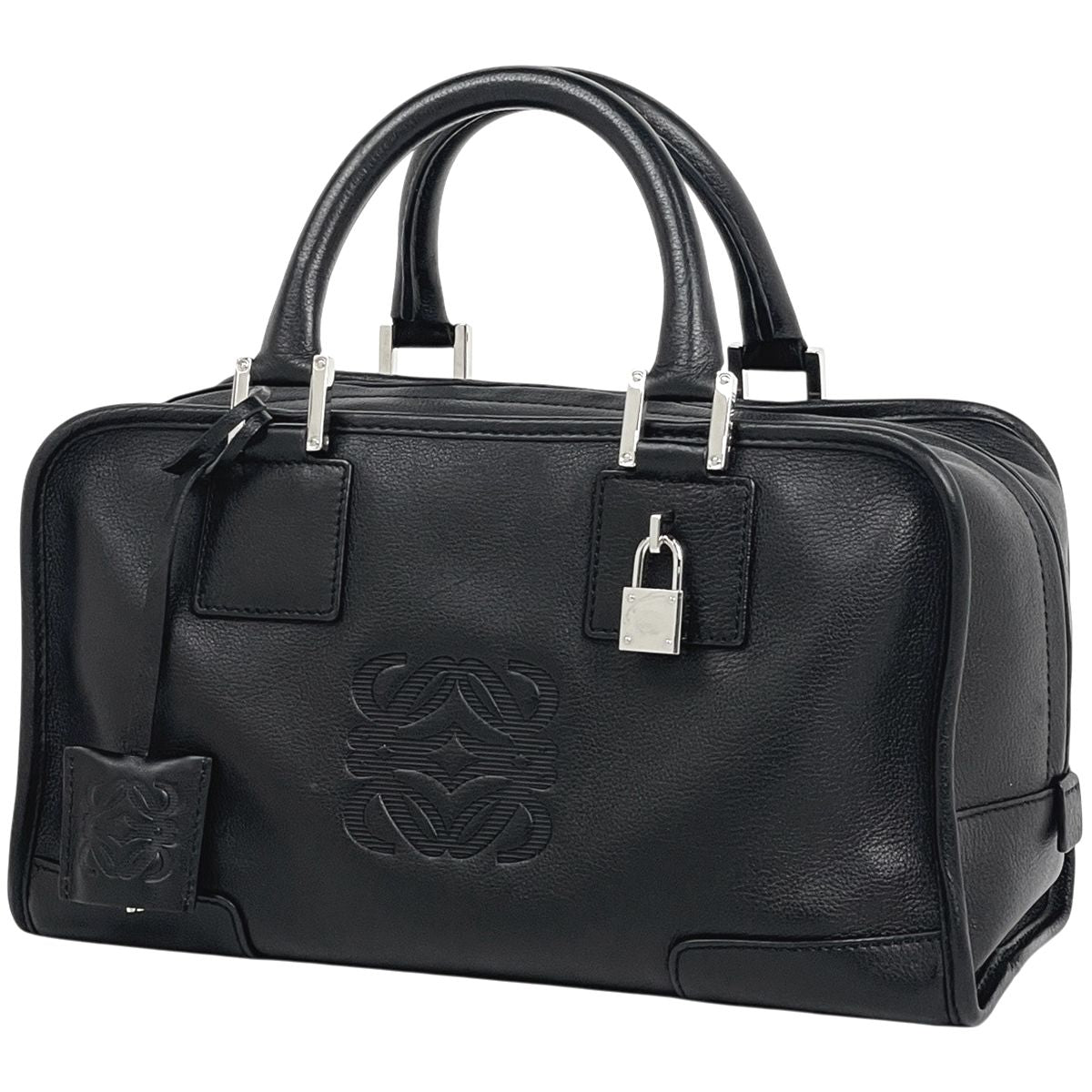 Loewe Amazona 28 Anagram Handbag Leather Black