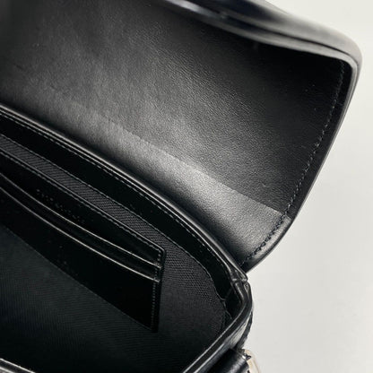 Gucci GG Pattern Shoulder Bag Sherry Line Web Black — view 6