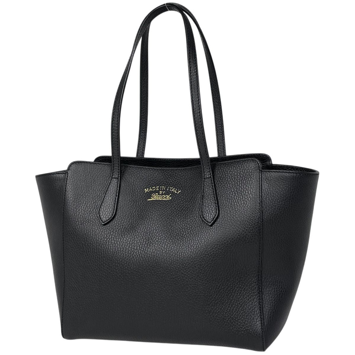 Gucci Swing Tote Leather Black
