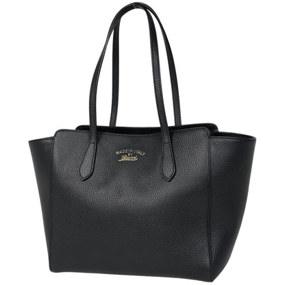 Gucci Swing Tote Leather Black