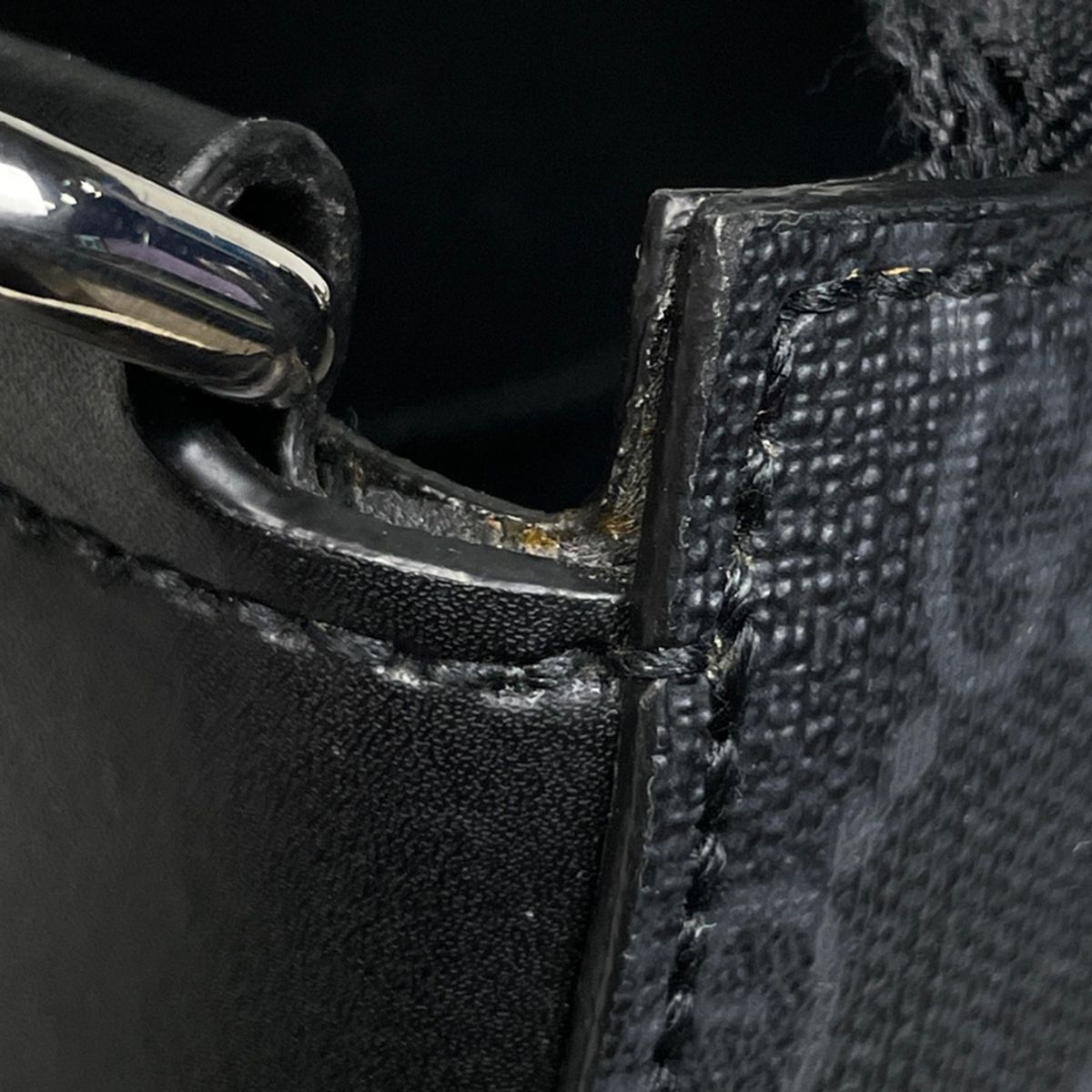 Gucci Small Messenger Bag Sherry Line Web GG Supreme Black — view 6