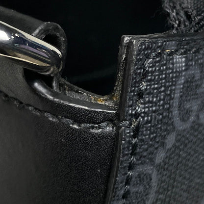 Gucci Small Messenger Bag Sherry Line Web GG Supreme Black — view 6