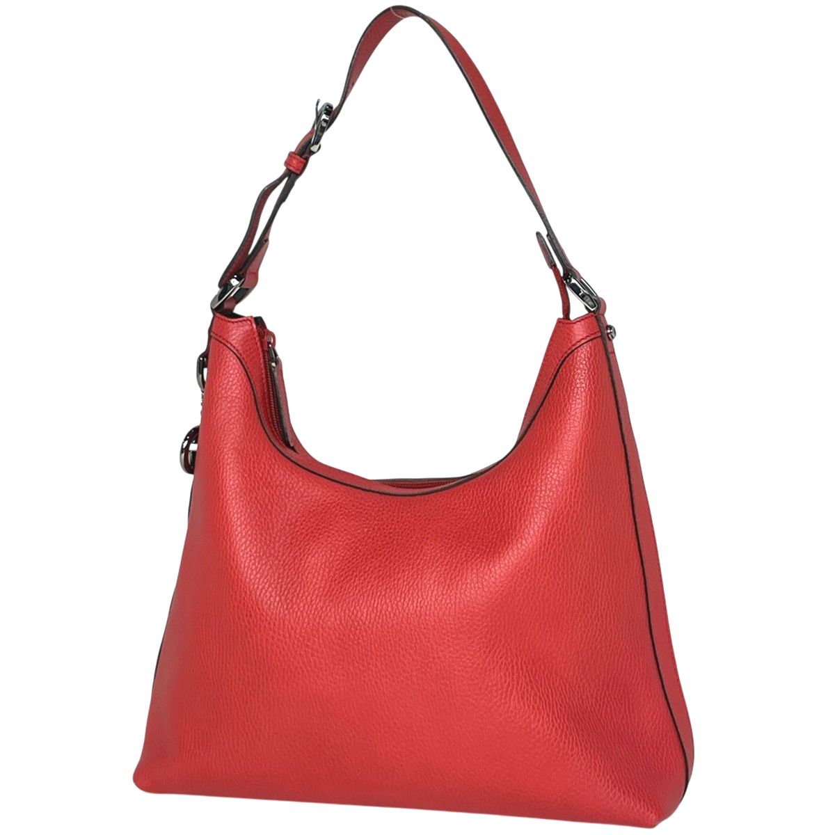 Gucci GG Logo Shoulder Bag Leather
