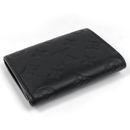 Louis Vuitton Victor Wallet Monogram Shadow Trifold Leather Noir — view 2