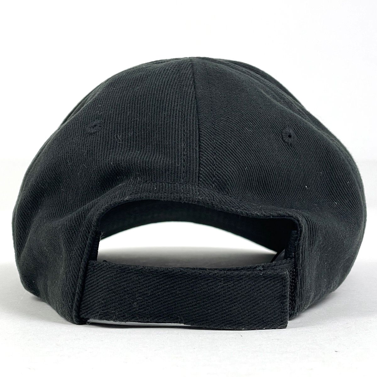 Balenciaga Logo Cap Crew Hat Cap Cotton Black — view 2