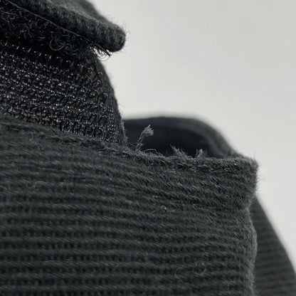 Balenciaga Logo Cap Crew Hat Cap Cotton Black — view 4