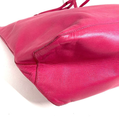 Loewe Shoulder Bag Anagram Logo Leather Pink — view 7