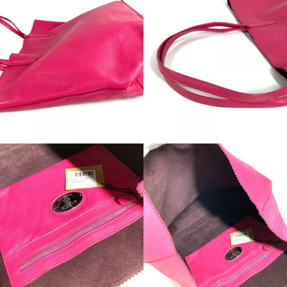 Loewe Shoulder Bag Anagram Logo Leather Pink — view 8
