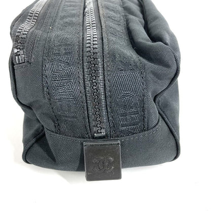 Chanel Second Bag CC Logo Nylon Canvas Black — view 5