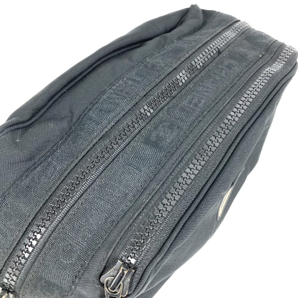 Chanel Second Bag CC Logo Nylon Canvas Black — view 2
