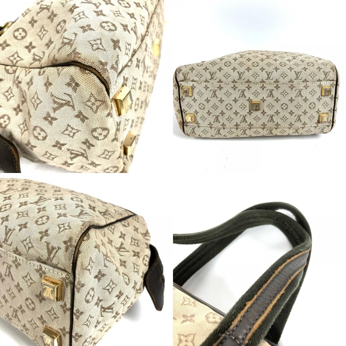 Louis Vuitton Handbag Josephine PM Monogram Mini Canvas Khaki — view 7