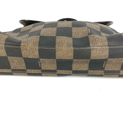 Fendi Handbag Pecan Logo Leather Brown — view 5