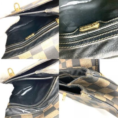 Fendi Handbag Pecan Logo Leather Brown — view 9