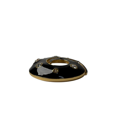 Dior Vintage Brooch Black Spiral — view 5