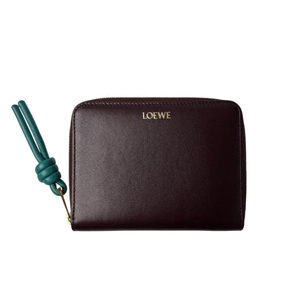 Loewe Knot Compact Zip Around Wallet