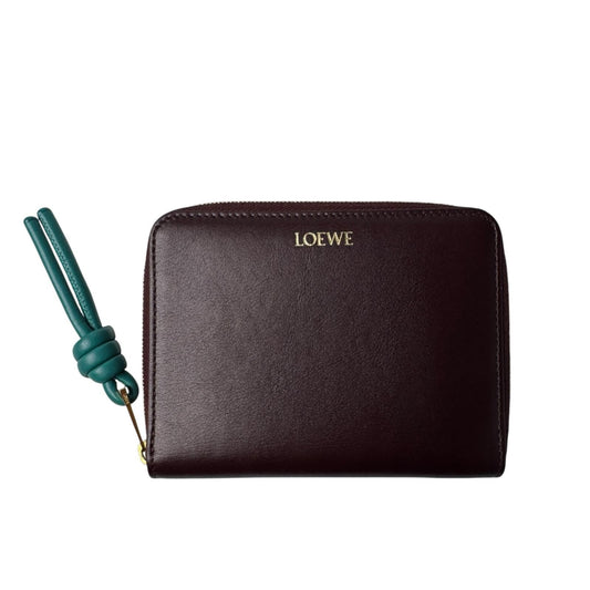 Loewe Knot Compact Zip Around Wallet