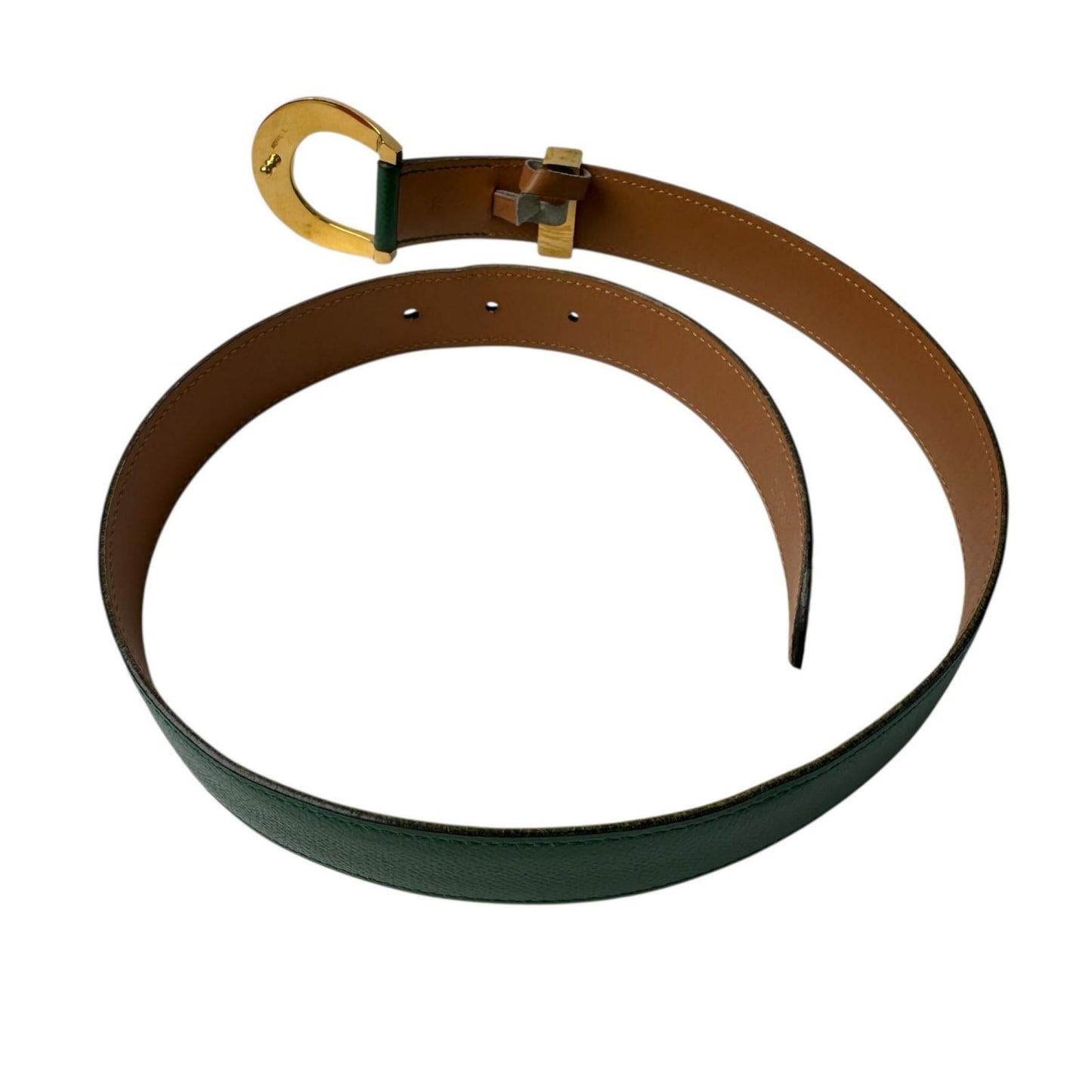 Hermes Horse Shoe Belt Horseshoe GD 70 Vintage — view 2