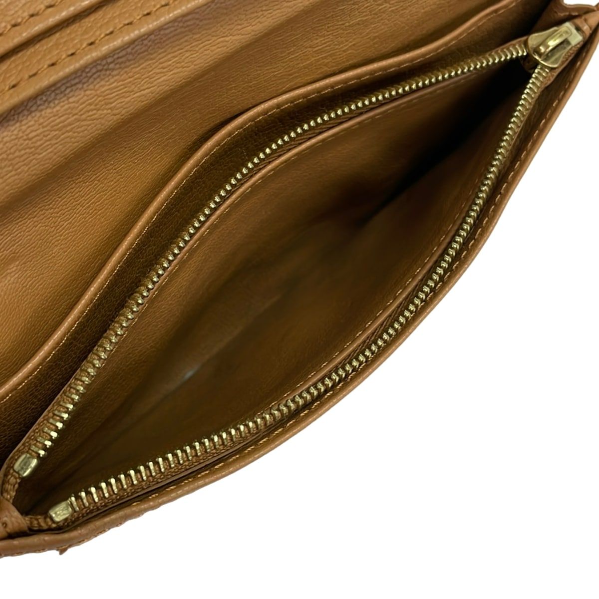 Louis Vuitton Wallet Portefeuille Brazza Orange Brown Leather — view 4