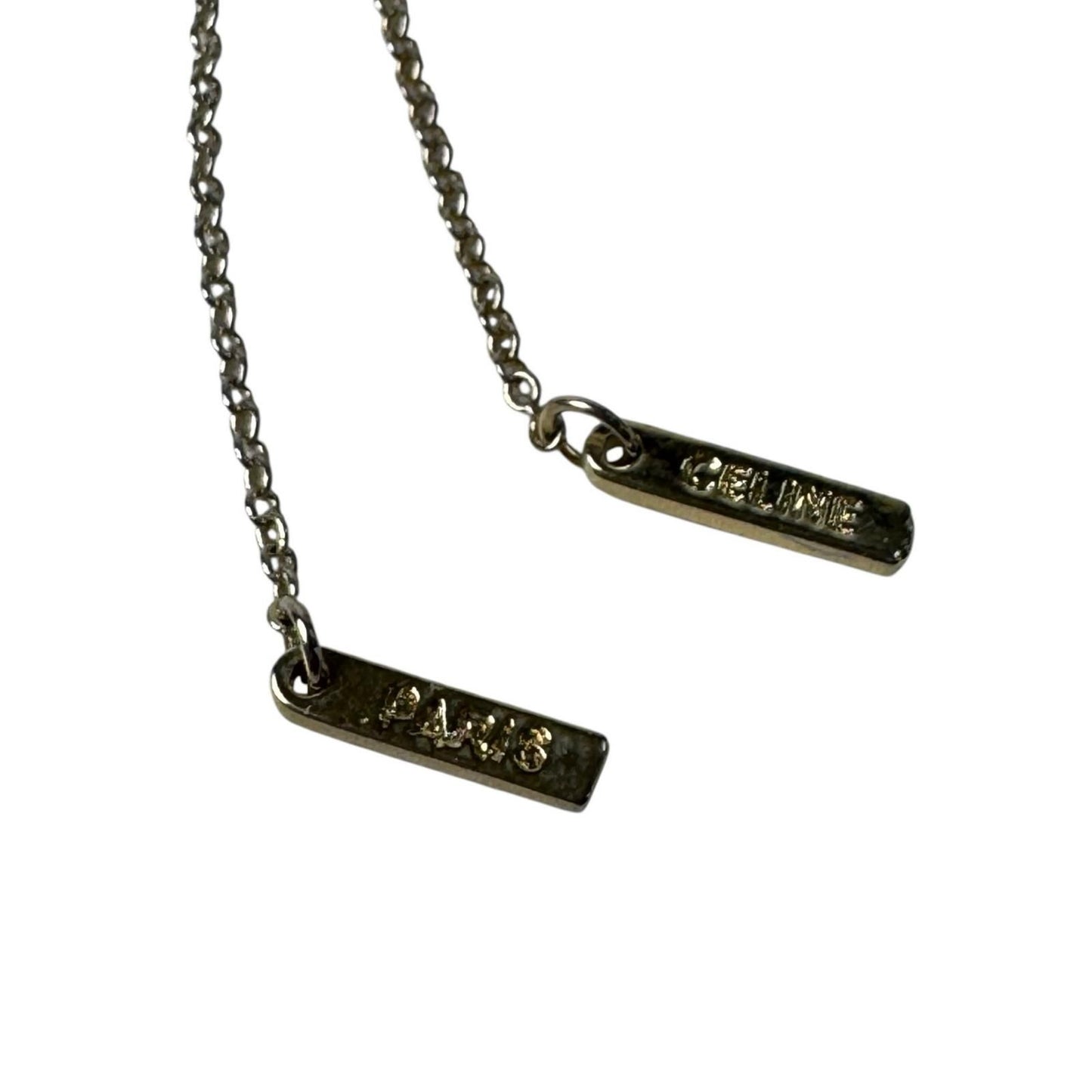 Celine Triomphe Long Chain Earrings — view 6