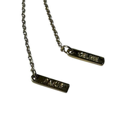 Celine Triomphe Long Chain Earrings — view 6