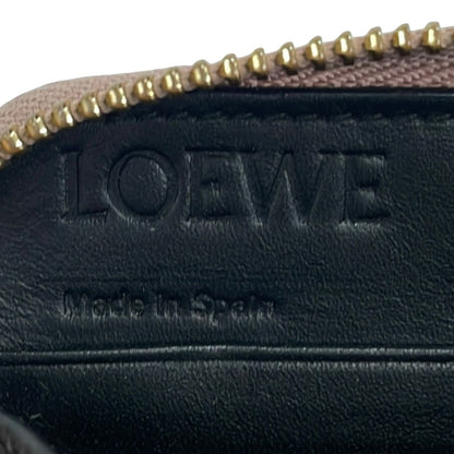 Loewe Wallet Pink Zip Around Leather — view 5