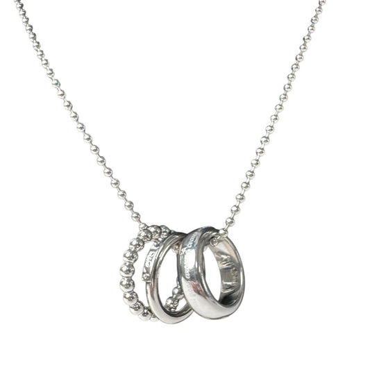 Dolce & Gabbana D&G Triple Strand Ring Necklace