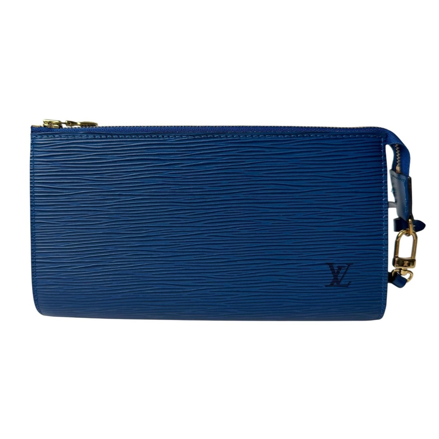 Louis Vuitton Epi Pochette Blue Pouch