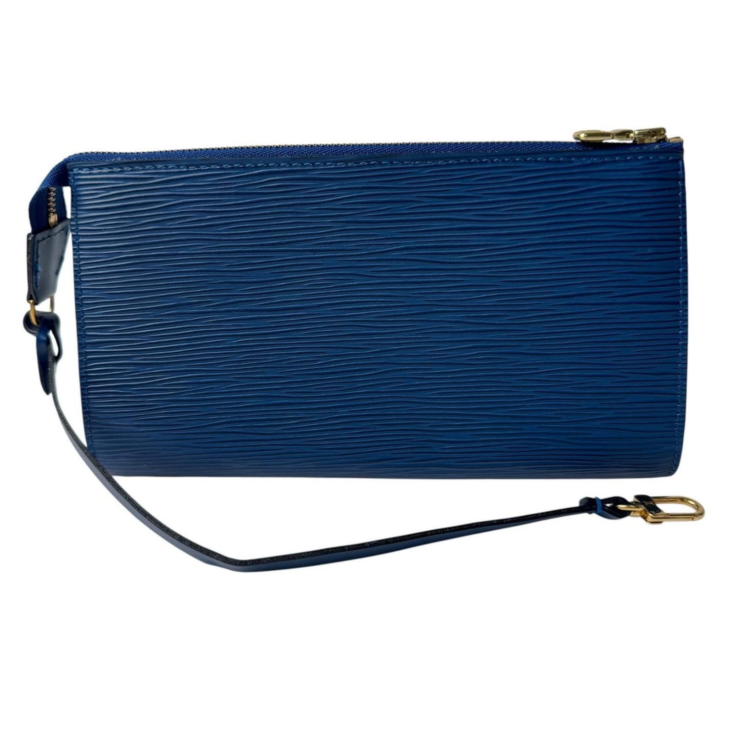 Louis Vuitton Epi Pochette Blue Pouch — view 2