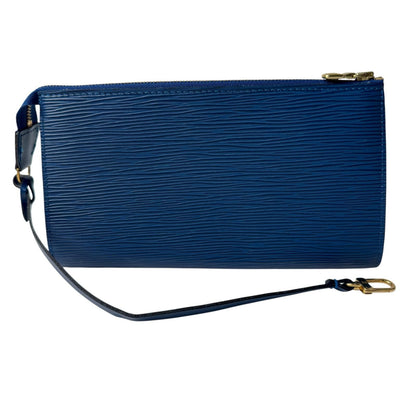 Louis Vuitton Epi Pochette Blue Pouch — view 2