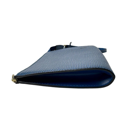 Louis Vuitton Epi Pochette Blue Pouch — view 3