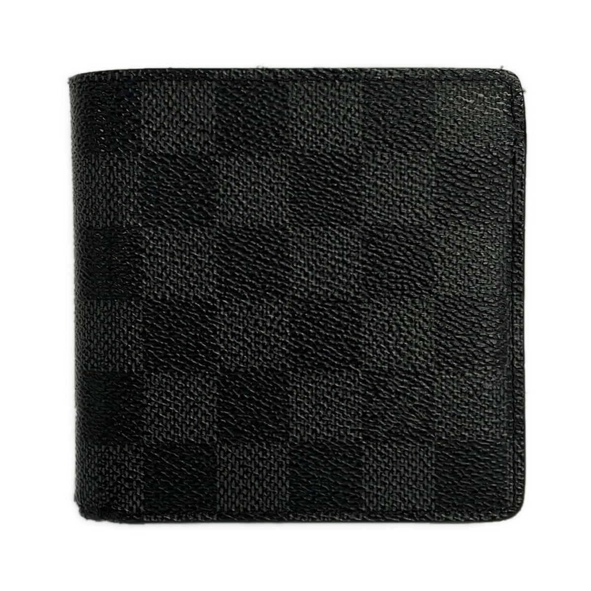 Louis Vuitton Bifold Wallet Damier Graphite Portefeuille Marco NM