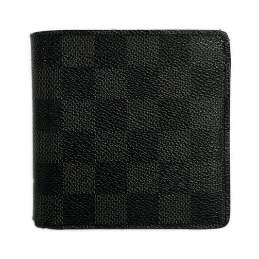 Louis Vuitton Bifold Wallet Damier Graphite Portefeuille Marco NM