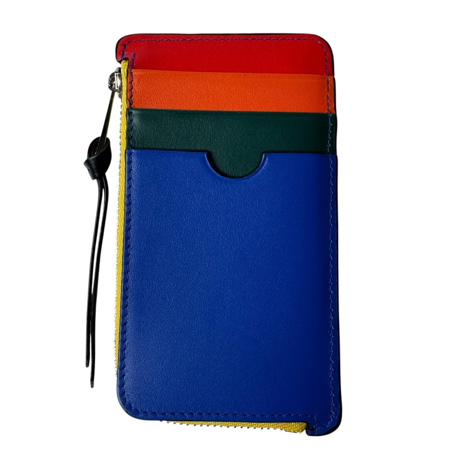 Loewe Anagram Multicolor Coin Case Card Purse — view 2