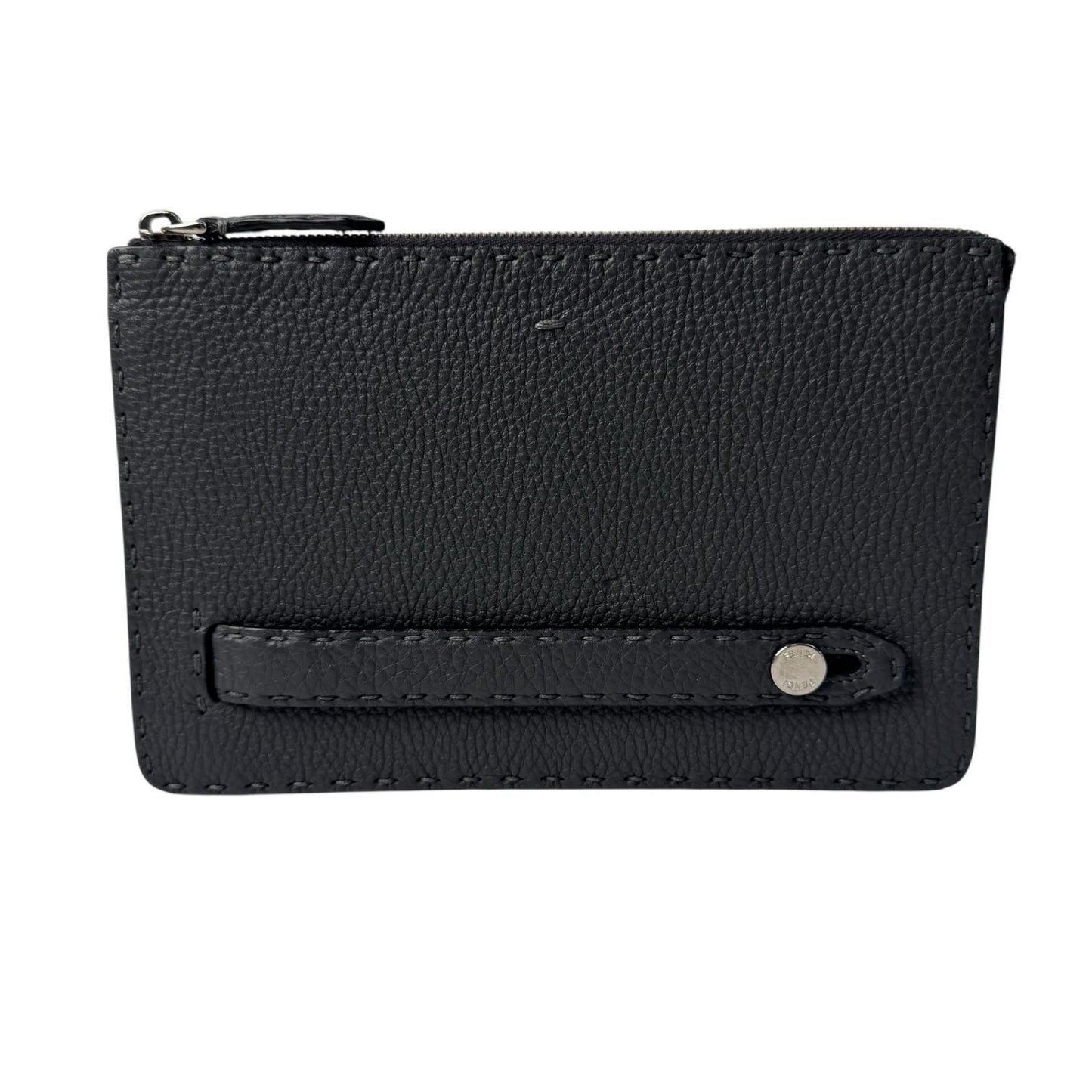 Fendi Selleria Clutch Dark Gray