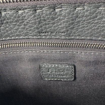 Fendi Selleria Clutch Dark Gray — view 8