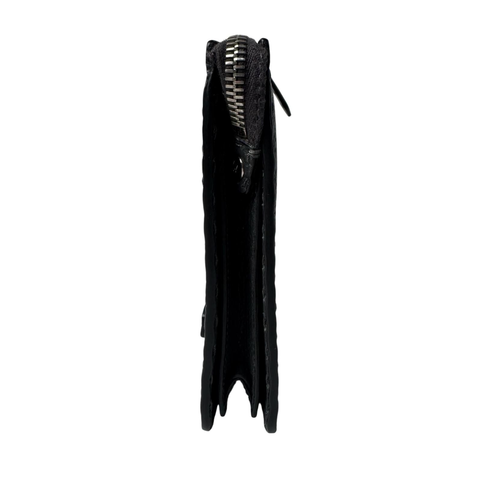 Fendi Selleria Clutch Dark Gray — view 3