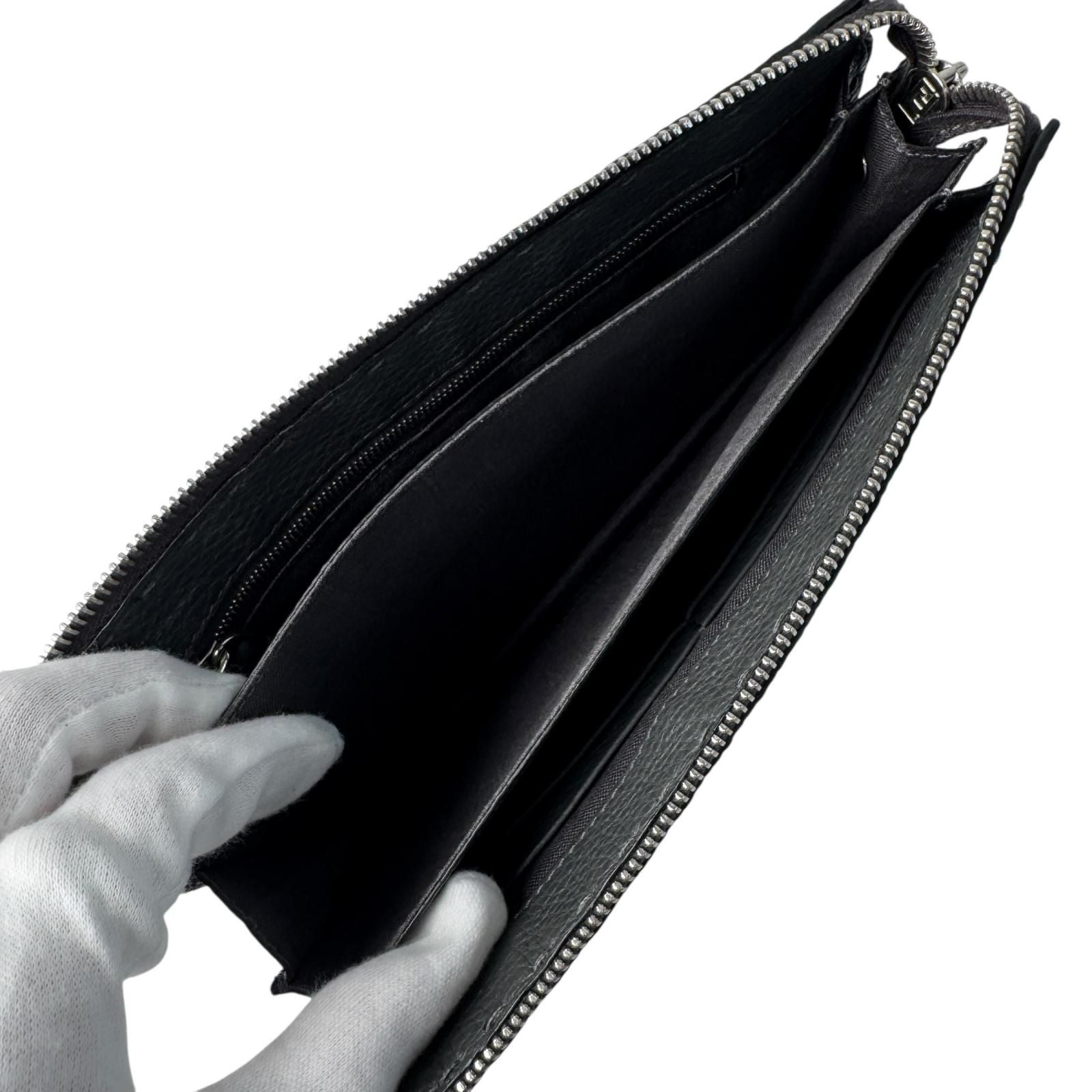 Fendi Selleria Clutch Dark Gray — view 6