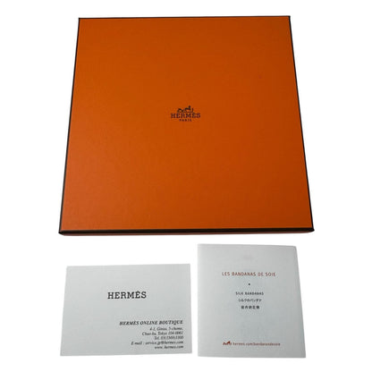 Hermes Carre 55 Flower Blooming Fabric Silk Scarf Bandana — view 5