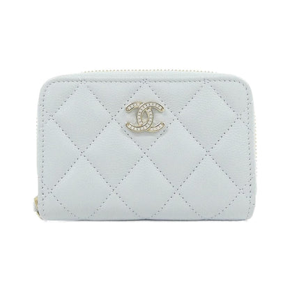 Chanel Coin Case Coin Purse Blue