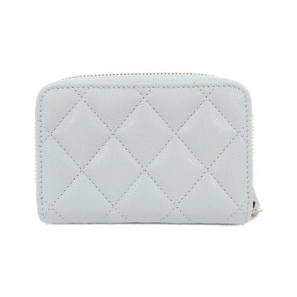 Chanel Coin Case Coin Purse Blue — view 2