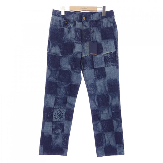 Louis Vuitton Salt Print Denim Pants Jeans